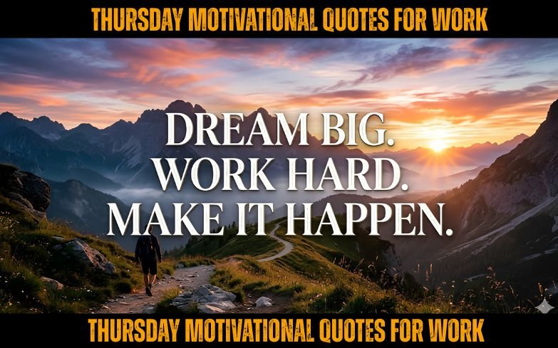 Thursday Motivational Quotes For Work