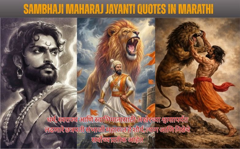 Sambhaji Maharaj Jayanti Quotes in Marathi