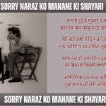 sorry naraz ko manane ki shayari