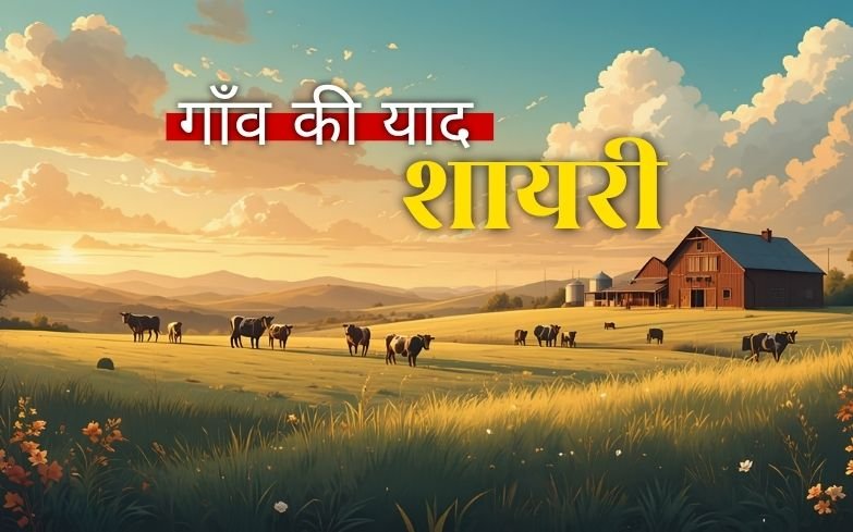 30+ Best गाँव की याद शायरी | Quotewaala.com