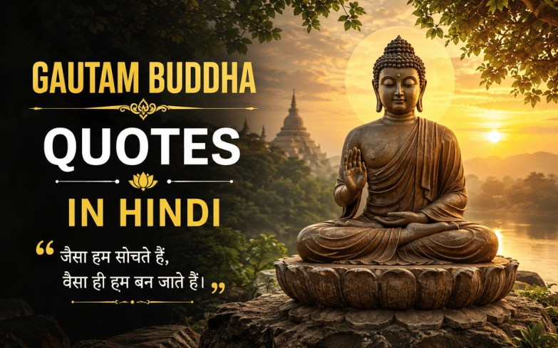 Gautam Buddha Quotes In Hindi: जीवन बदल देने वाले अनमोल विचार & प्रेरणादायक संदेश ✨– Quotewaala Gautam Buddha Quotes In Hindi: जीवन बदल देने वाले अनमोल विचार & प्रेरणादायक संदेश ✨– Quotewaala