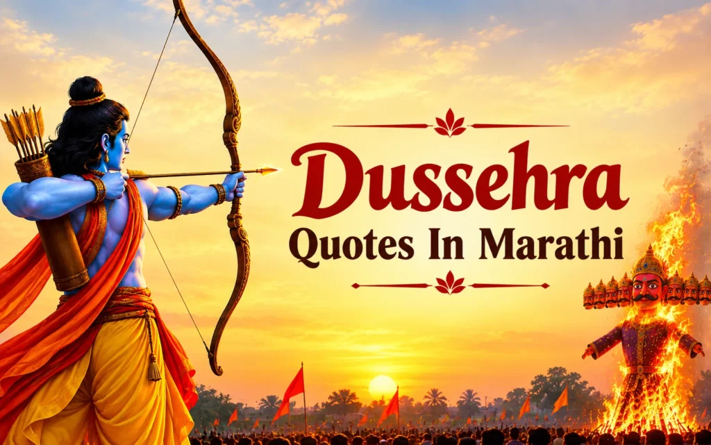 160+ Best Dussehra Quotes In Marathi: सुंदर आणि मनाला भिडणारे दसरा शुभेच्छा – Quotewaala