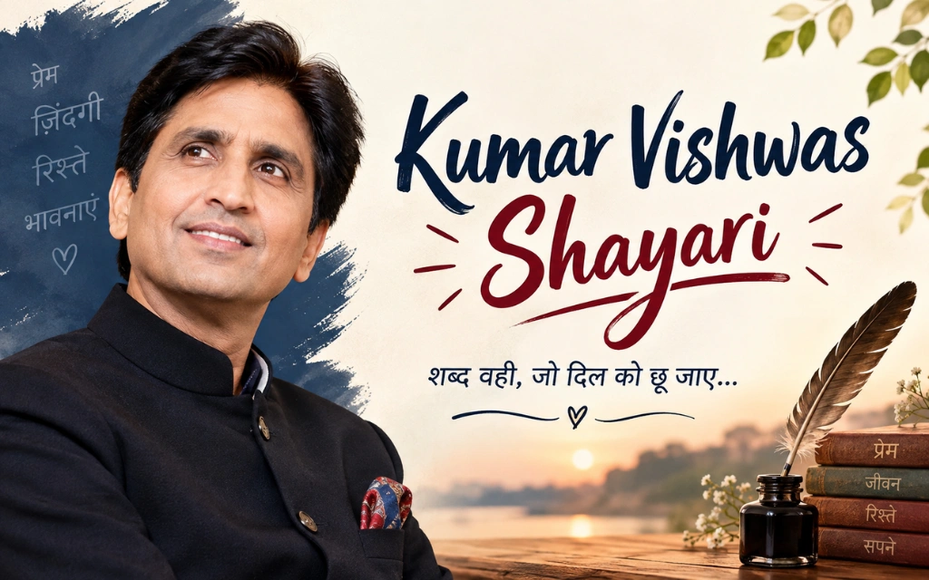 100+ Best Kumar Vishwas Shayari❤️ | दिल को छू जाने वाली बेहतरीन शायरियों का संग्रह  – Quotewaala