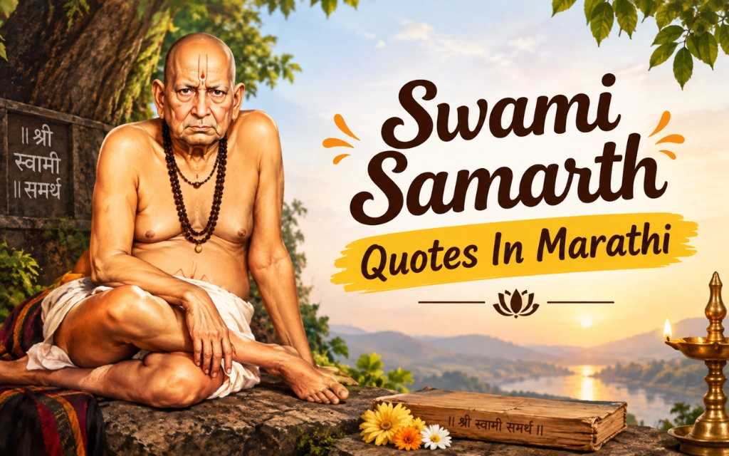 140+ Best Swami Samarth Quotes In Marathi : मनाला शांती देणारे सुंदर विचार 🙏 – Quotewaala