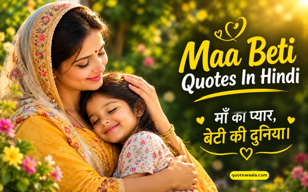 200+ Maa Beti Quotes In Hindi: माँ-बेटी के दिल छू लेने वाले कोट्स 200+ Maa Beti Quotes In Hindi: माँ-बेटी के दिल छू लेने वाले कोट्स