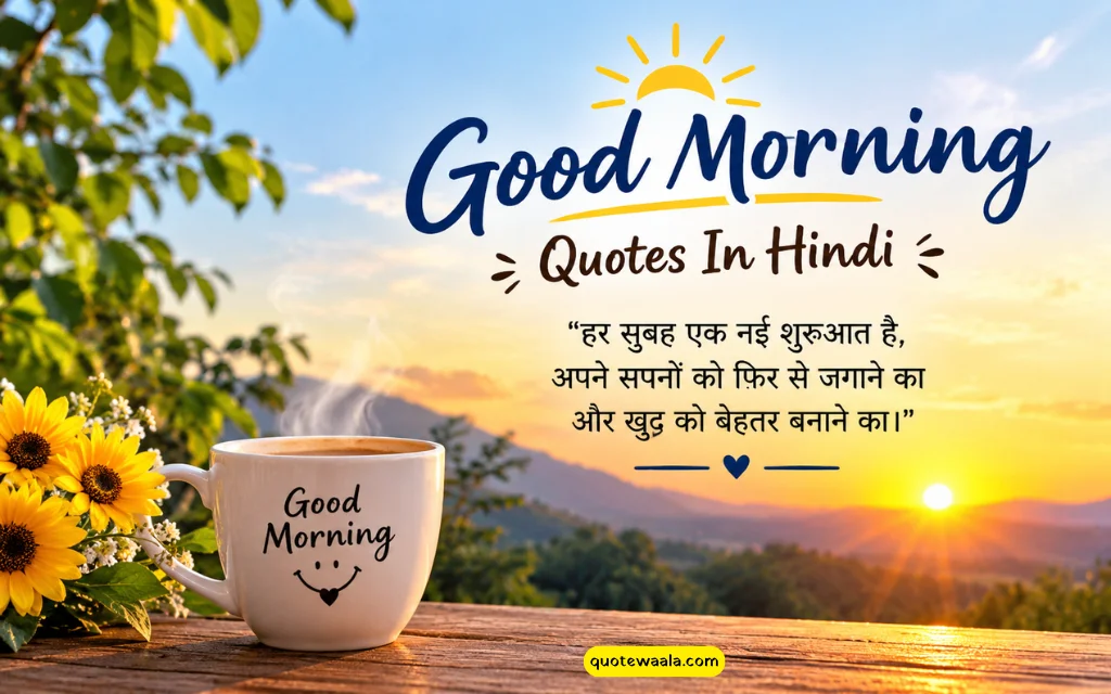 200+ Good Morning Quotes In Hindi: शानदार सुप्रभात सुविचार 200+ Good Morning Quotes In Hindi: शानदार सुप्रभात सुविचार