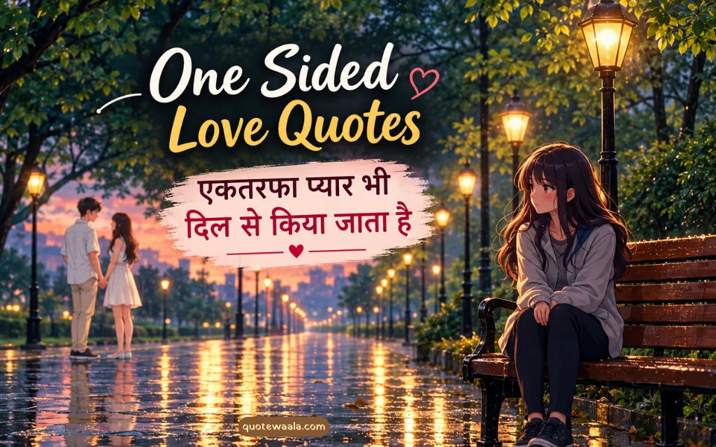 220+ Best One Sided Love Quotes: दर्द भरे दिल छूने वाले कोट्स