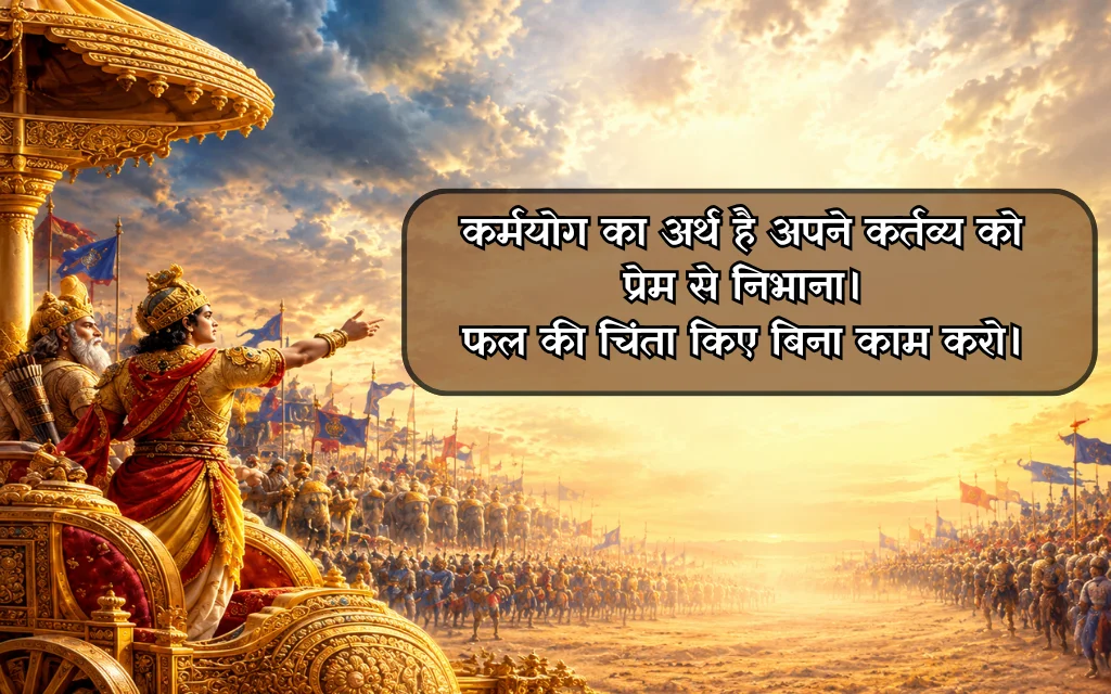 Karma Bhagavad Gita Quotes In Hindi