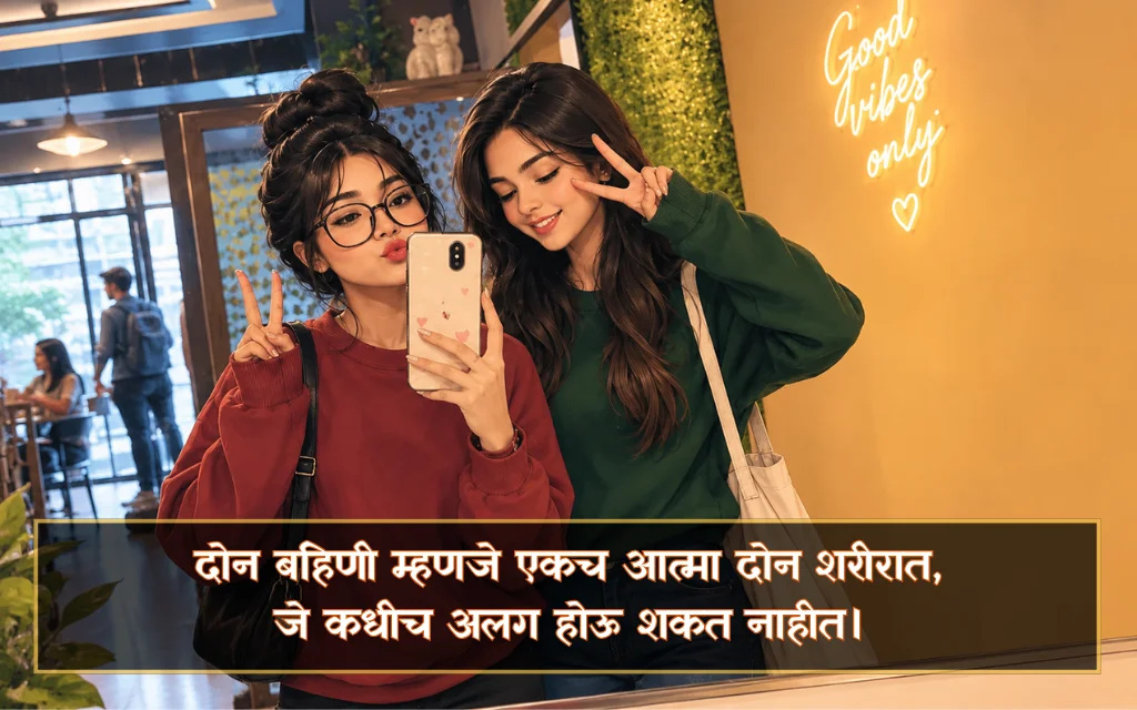 Relationship Two Sister Quotes In Marathi