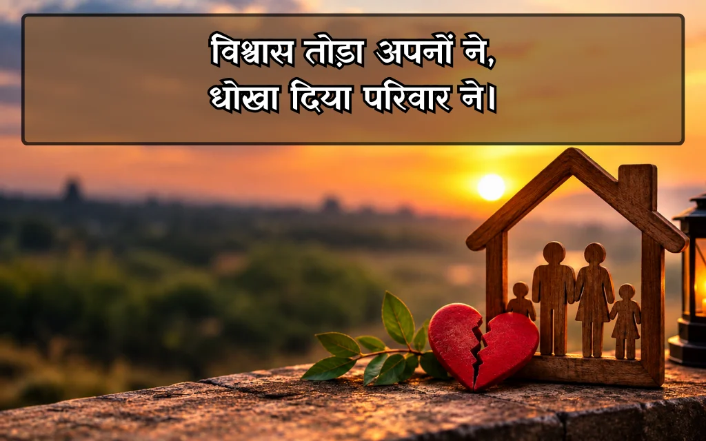 Dhoka Shayari Family Matlabi Rishte Quotes